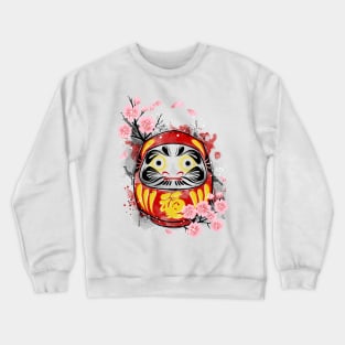 Sakura Daruma Crewneck Sweatshirt